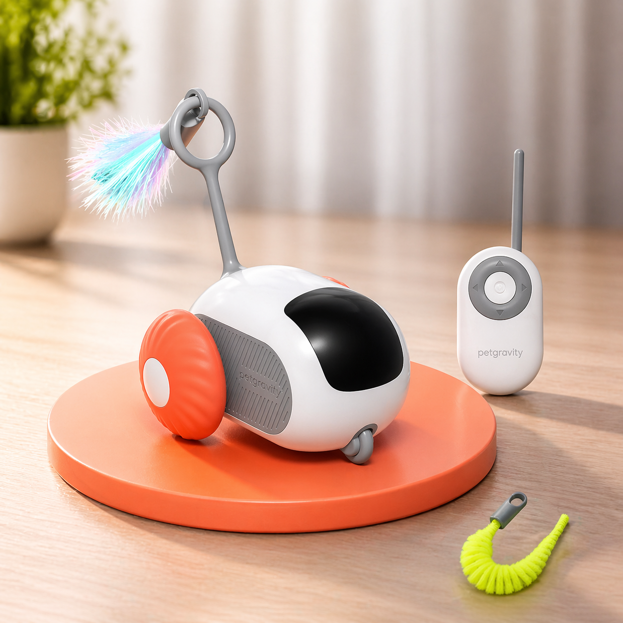 Smart Cat Toy Car – Remote Control & Self-Moving