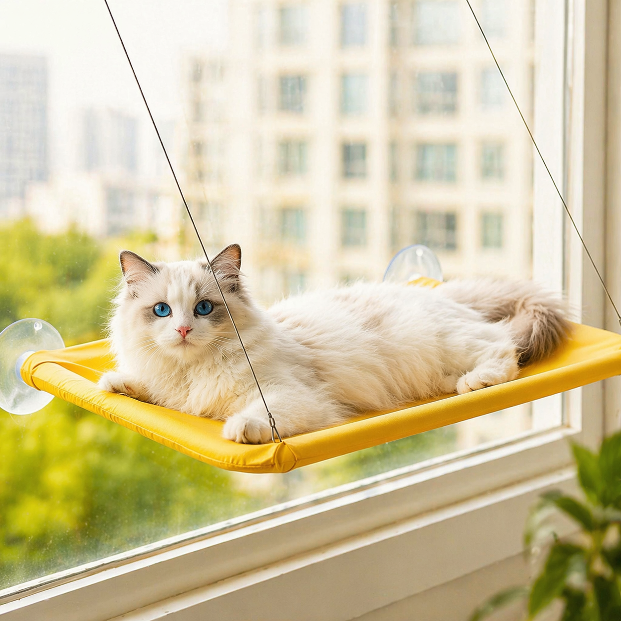Hamac de fenêtre pour chat