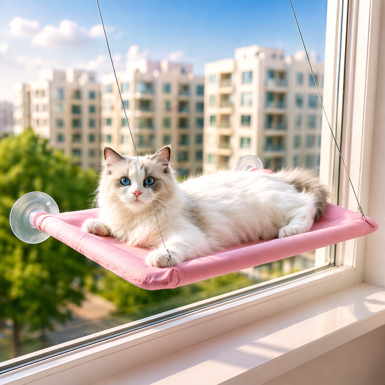 Hamac de fenêtre pour chat