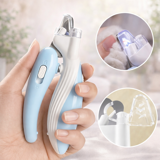 Coupe-ongles haut de gamme pour animaux de compagnie avec lumière LED