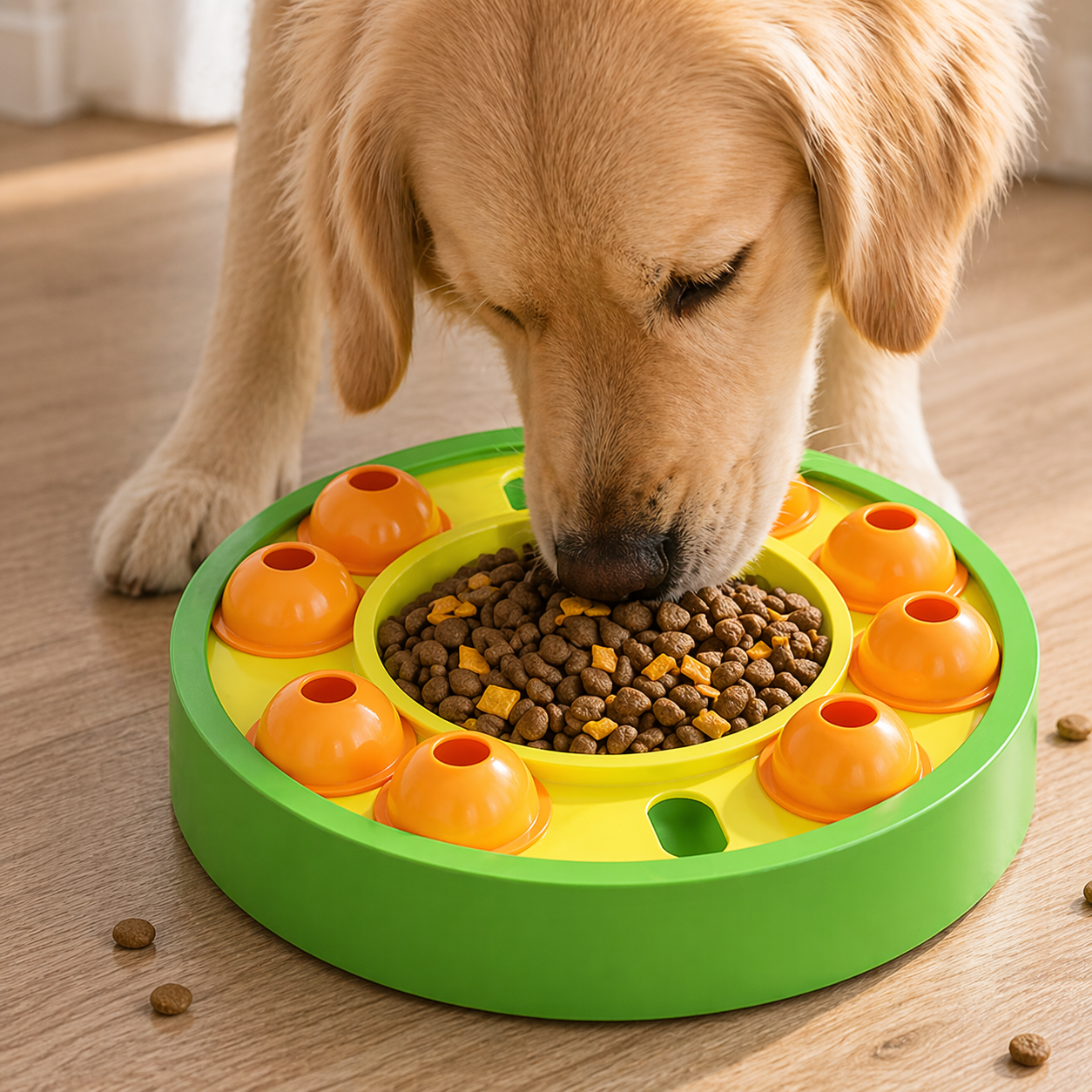 Interactive Slow Feeder Puzzle – Smart Feeding Toy for Dogs & Cats