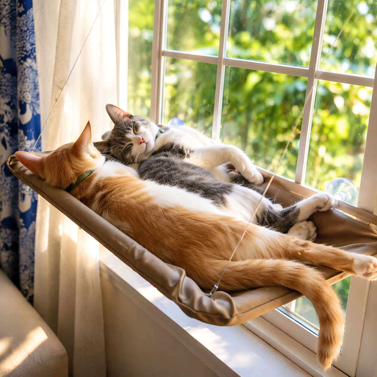 Hamac de fenêtre pour chat