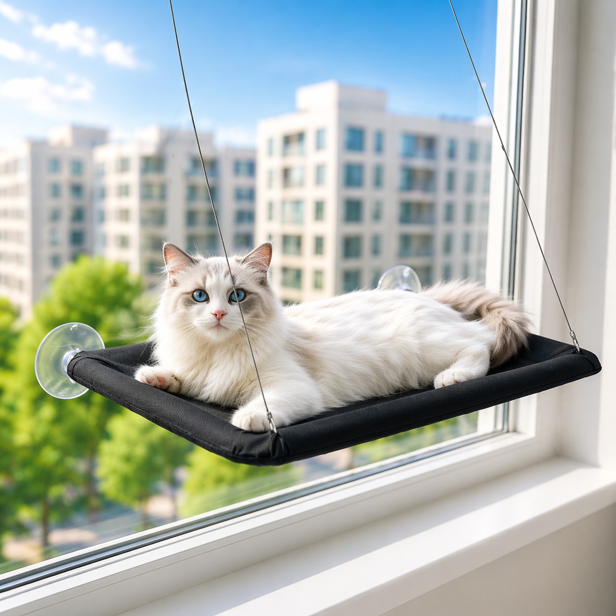 Hamac de fenêtre pour chat