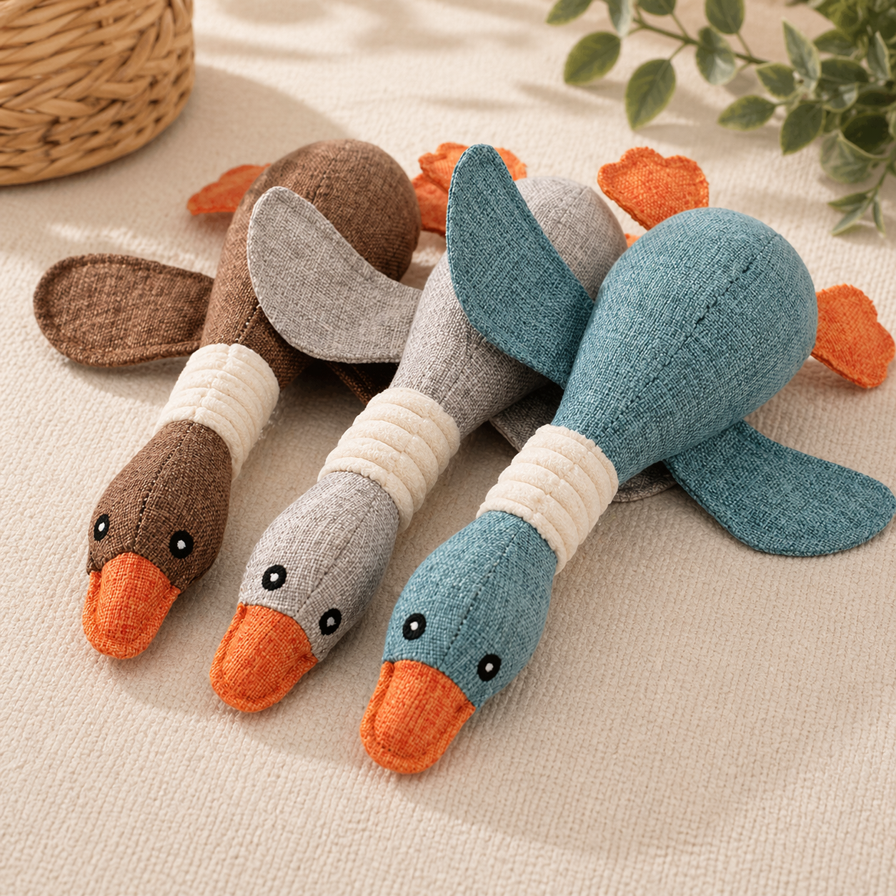 Interactive Squeaky Dog Toy – Plush Puzzle for Mental Stimulation