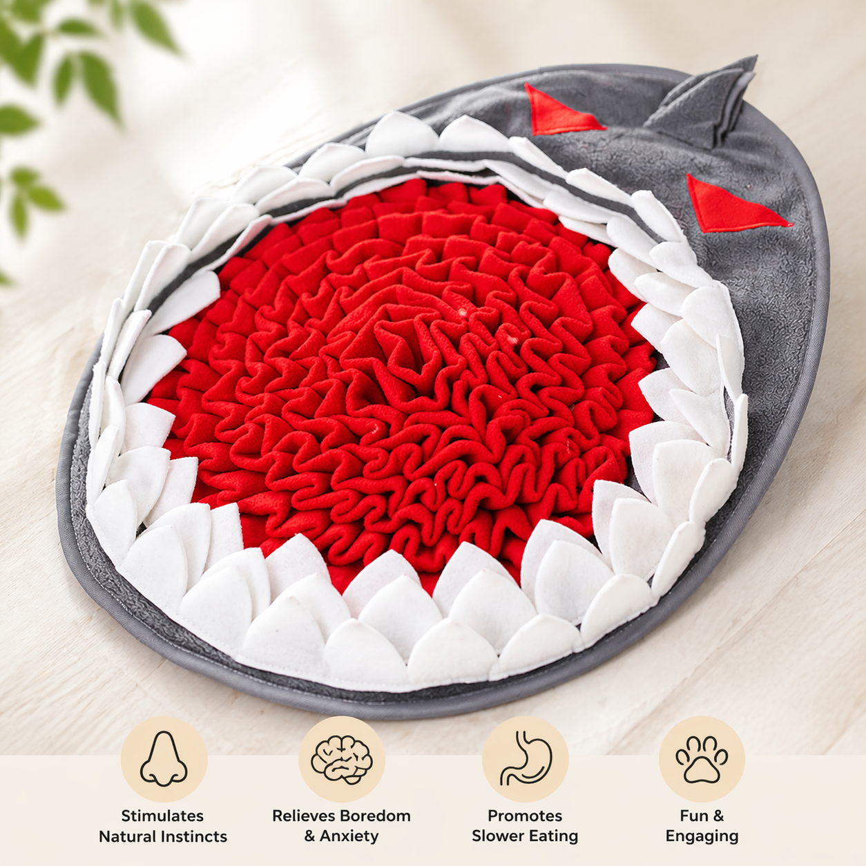 Snuffle Mat for Pets – Interactive Feeding & Puzzle Toy