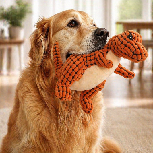 Jouet pour Chien Dinososaure Couineur Durable – Peluche & Robuste