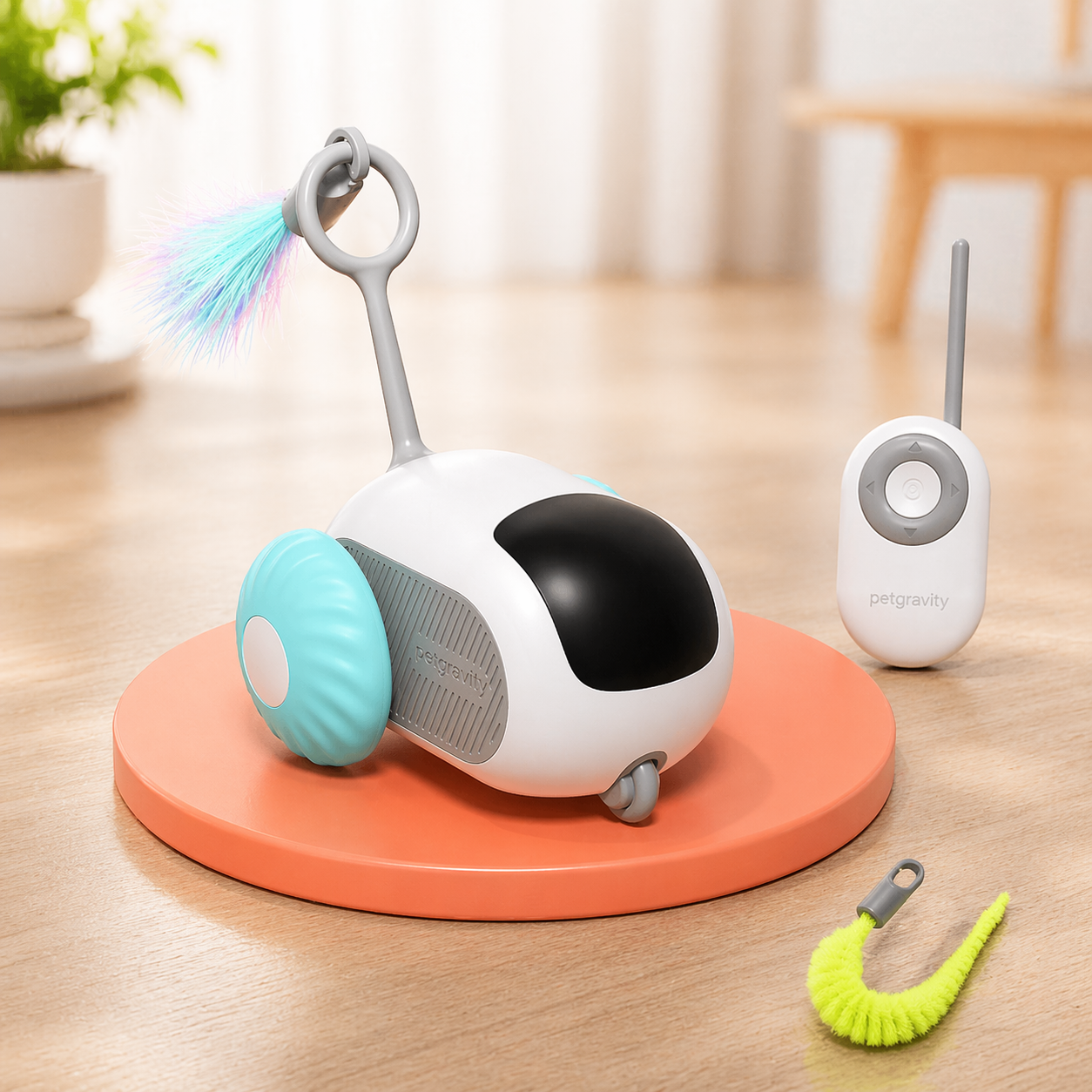 Smart Cat Toy Car – Remote Control & Self-Moving