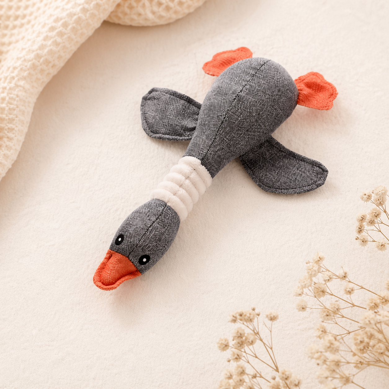 Interactive Squeaky Dog Toy – Plush Puzzle for Mental Stimulation