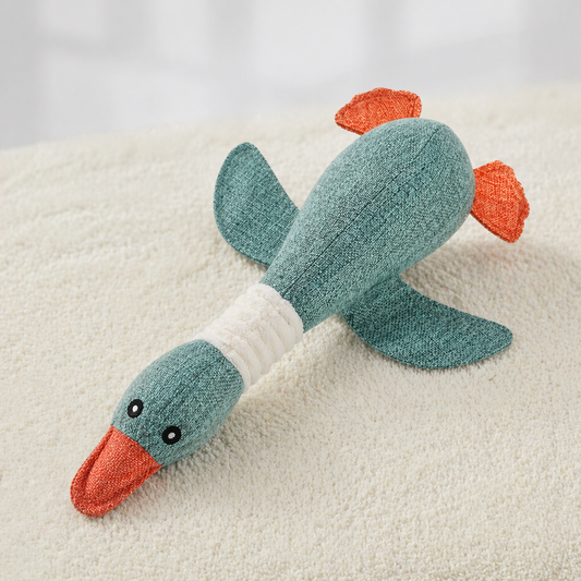 Jouet interactif couineur pour chien – Puzzle en peluche pour la stimulation mentale