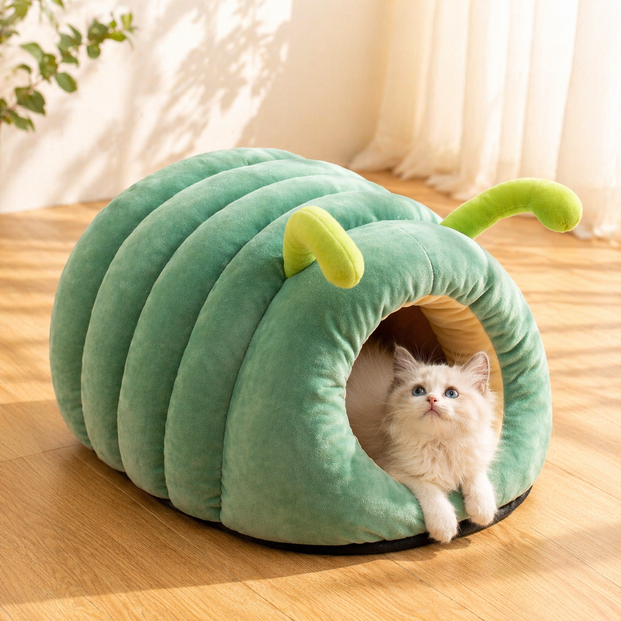 Cozy plush cat Bed