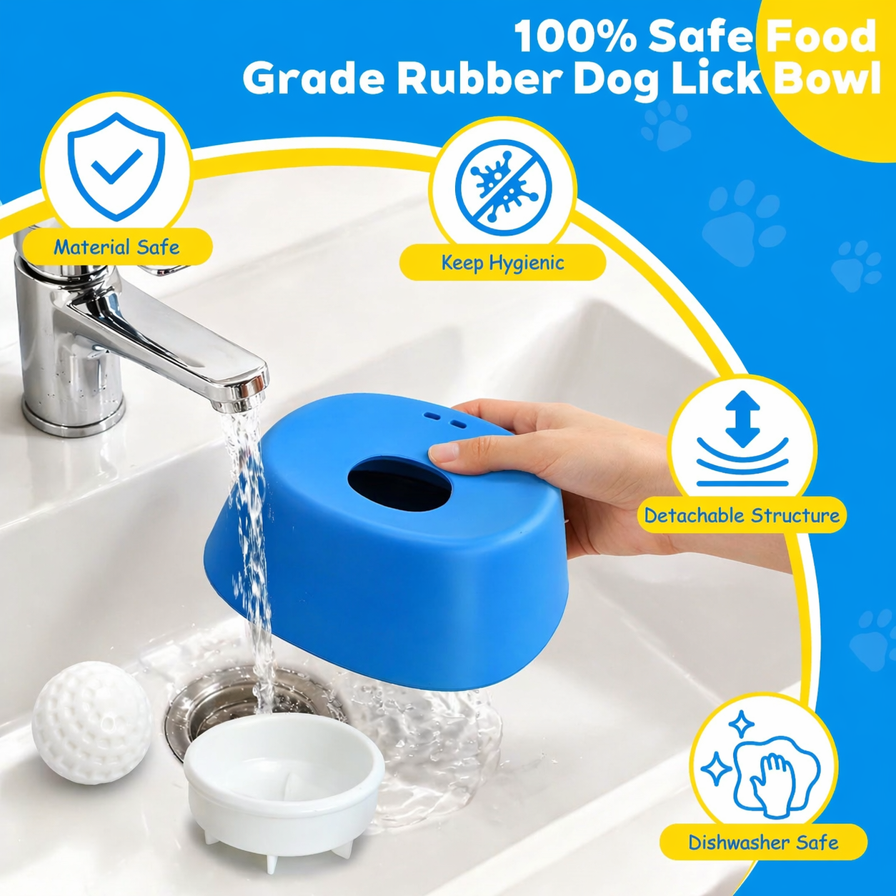 Premium Slow Feeder Dog Bowl – Anti-Choking & Non-Slip