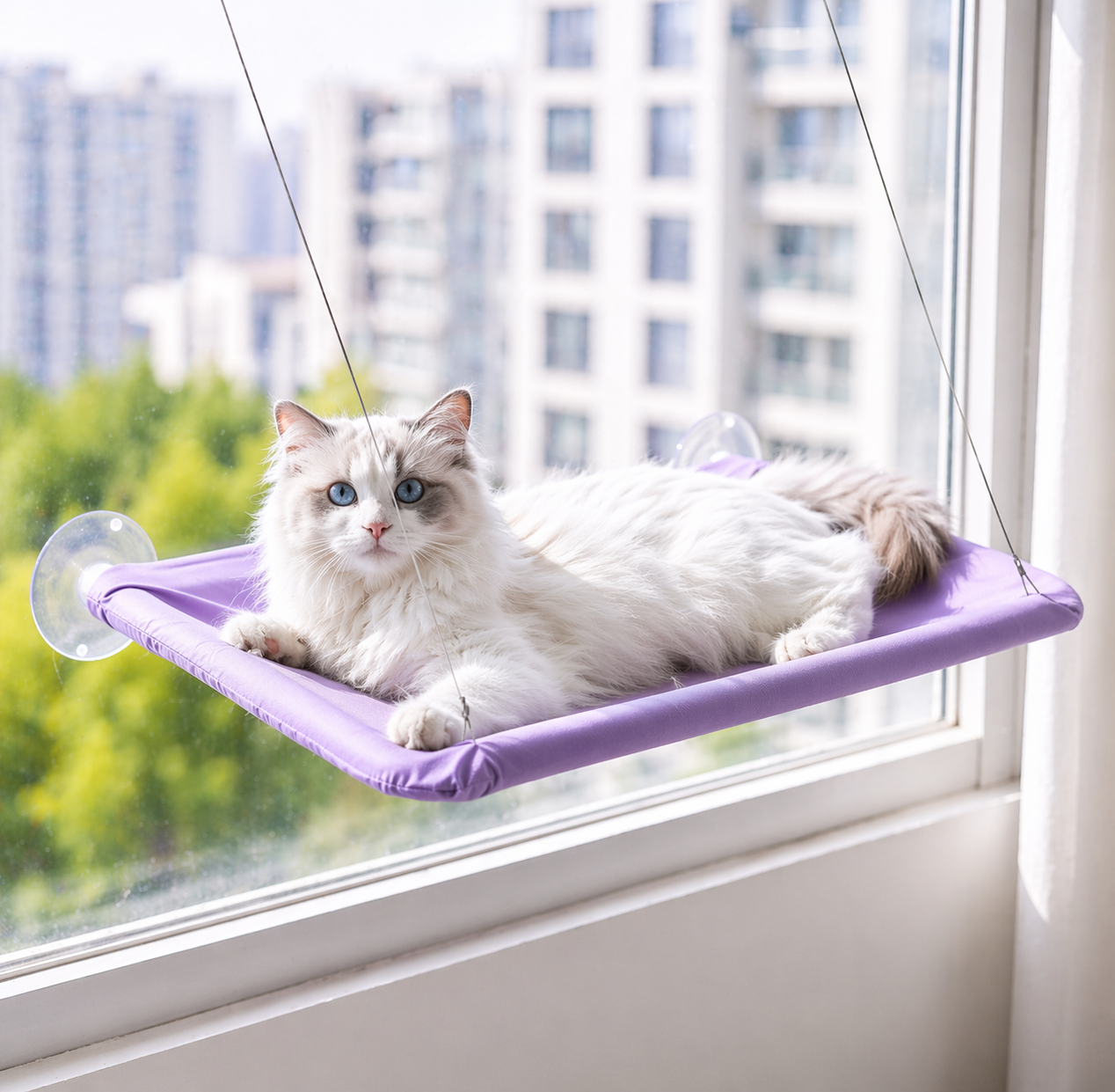 Hamac de fenêtre pour chat