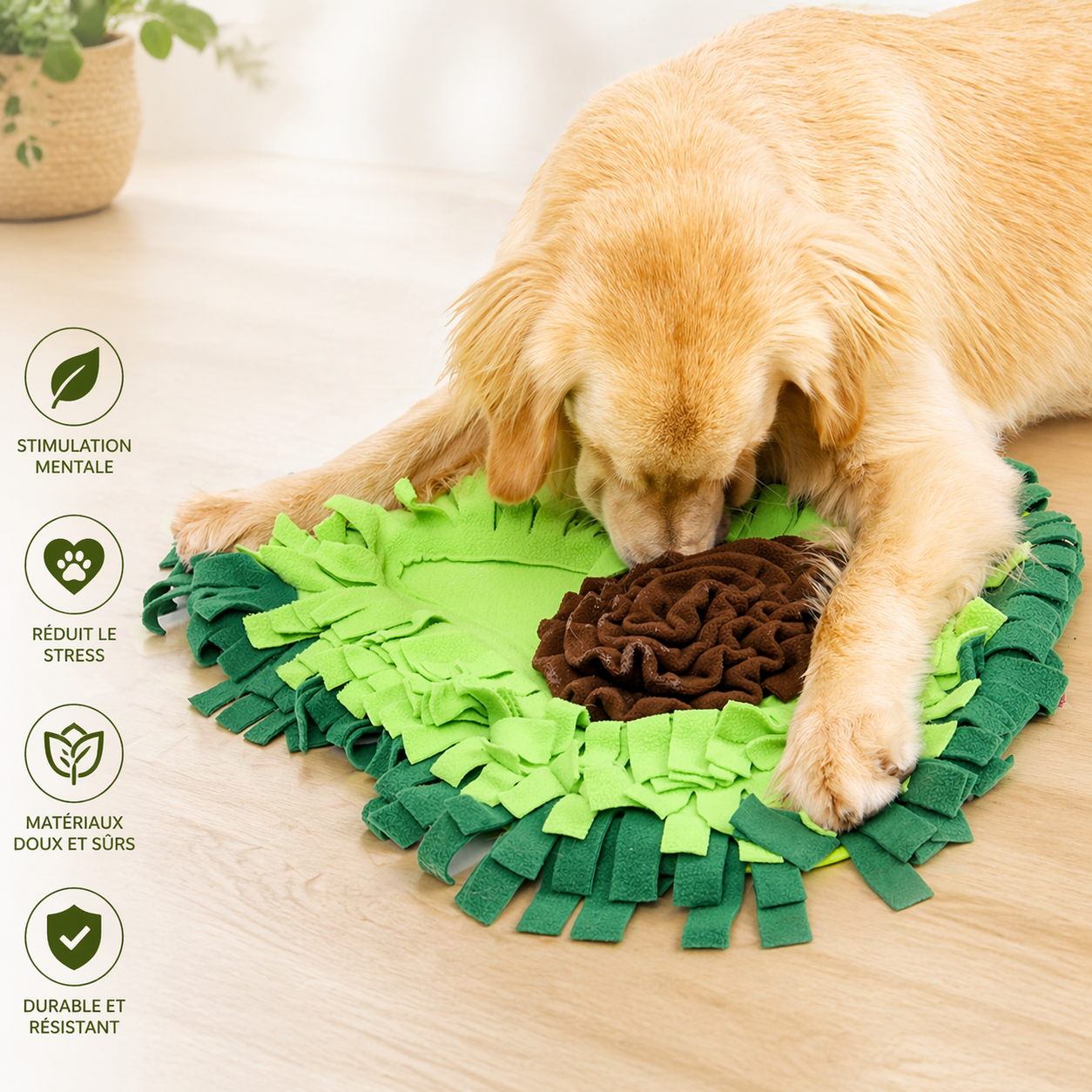 Snuffle Mat for Pets – Interactive Feeding & Puzzle Toy