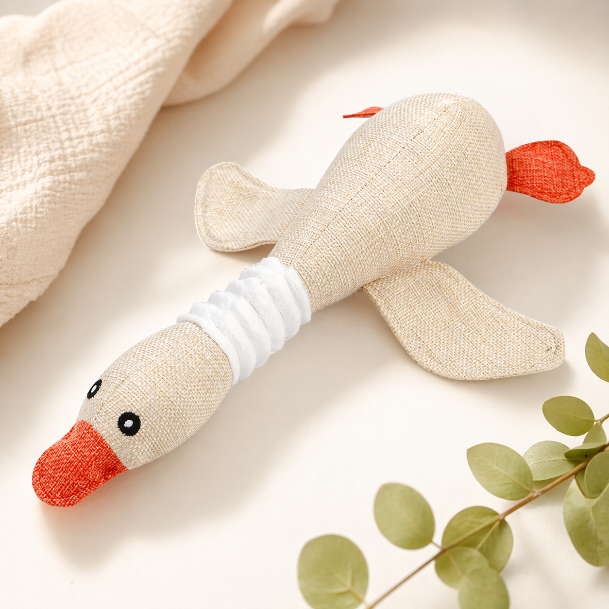 Interactive Squeaky Dog Toy – Plush Puzzle for Mental Stimulation
