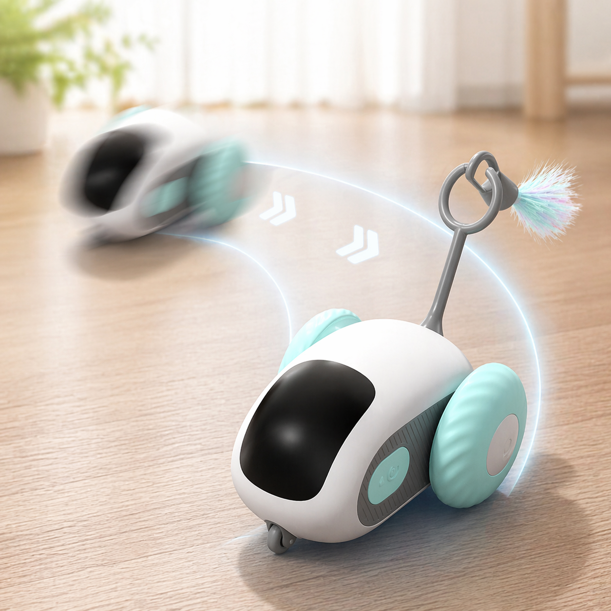 Smart Cat Toy Car – Remote Control & Self-Moving