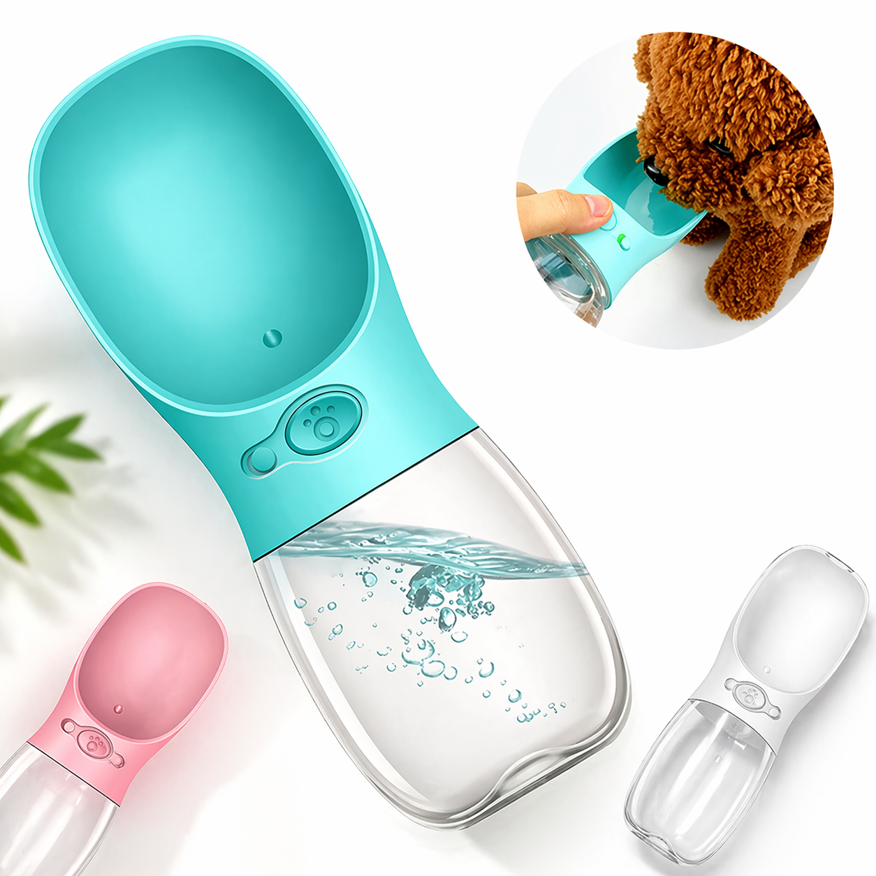 Portable Pet Water Bottle for Dogs & Cats