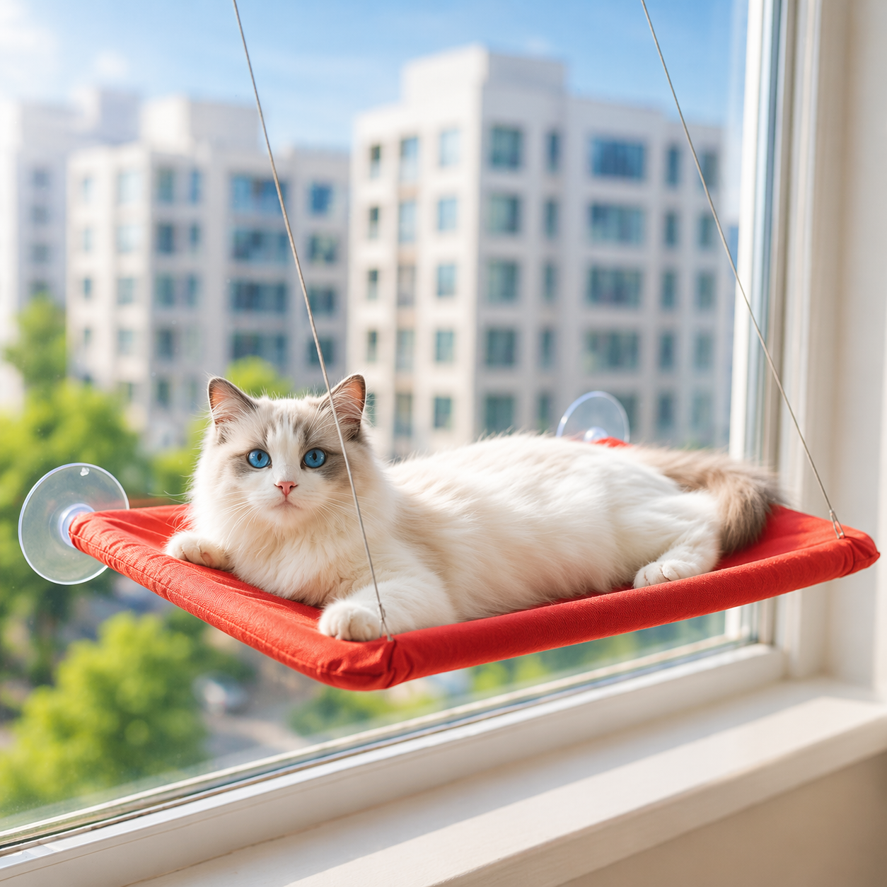 Hamac de fenêtre pour chat