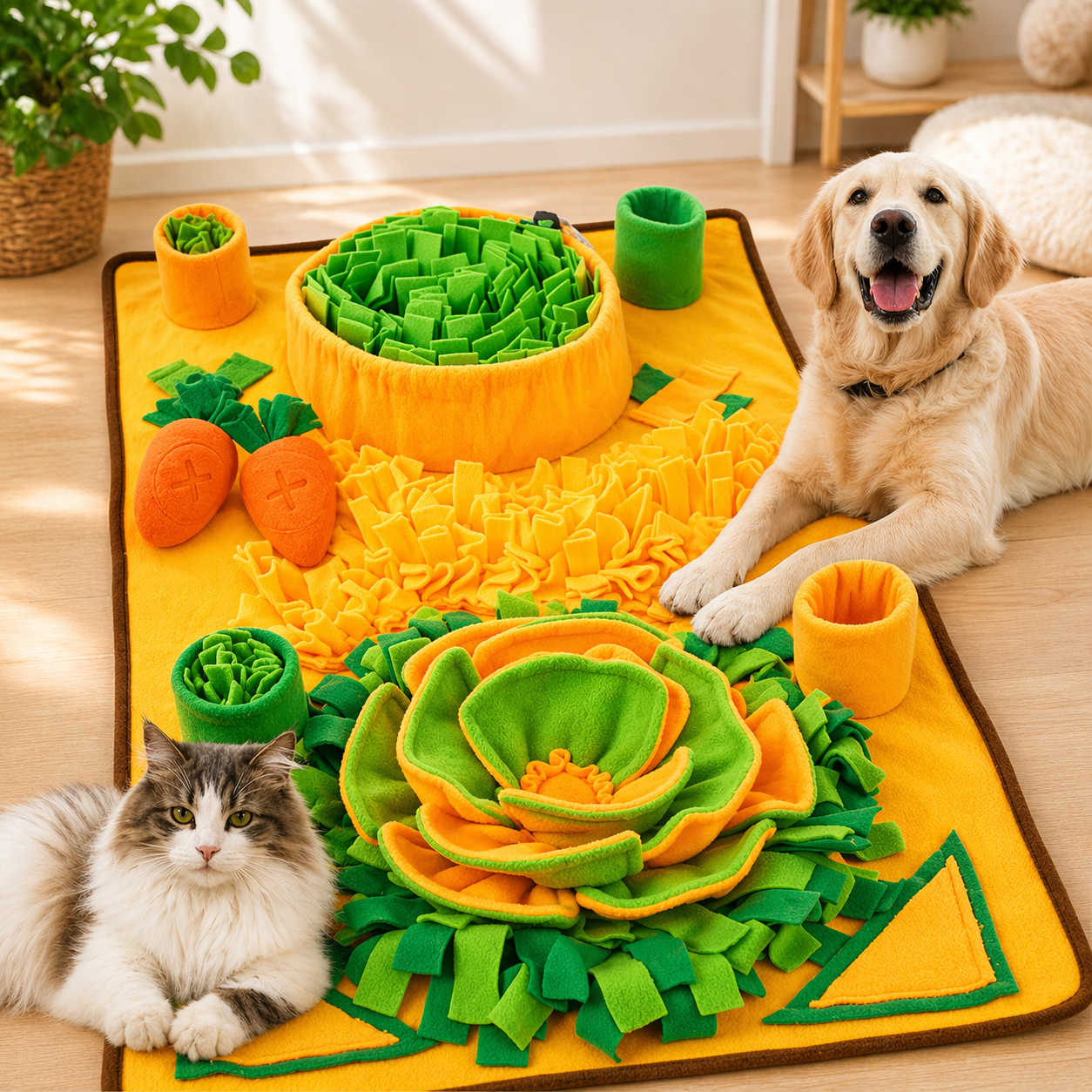 Snuffle Mat – Interactive Slow Feeder & Enrichment Toy