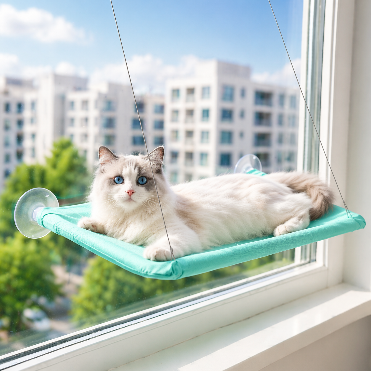 Hamac de fenêtre pour chat