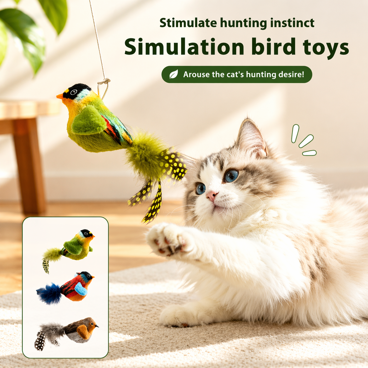 Bird Sound Cat Toy