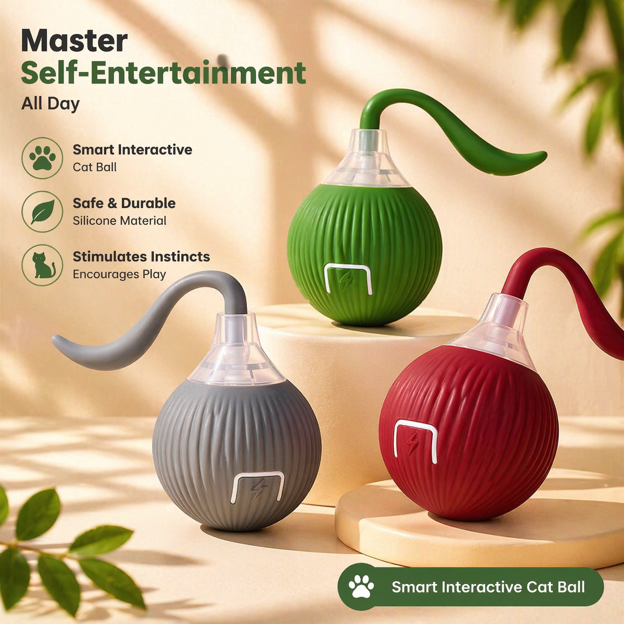 Balle roulante interactive